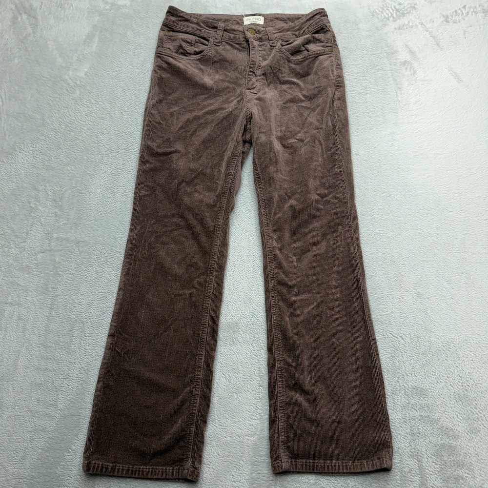 Pilcro Corduroy Pants Womens 30 Brown Straight Leg Five Pocket Mid Rise Casual